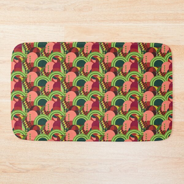 Item preview, Large abstract shapes, Dark red and green designed and sold by Alex  Blud.