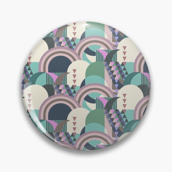 Item preview, Large abstract shapes, Beige and turquoise designed and sold by Alex  Blud.