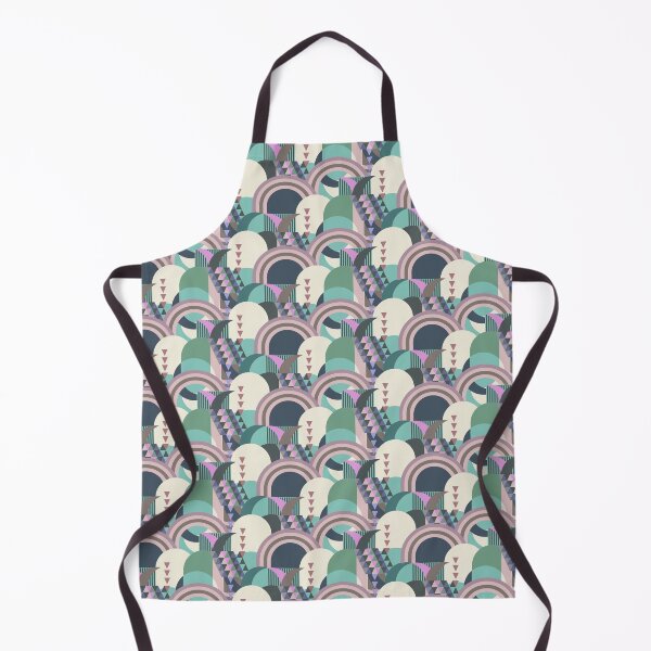 Item preview, Large abstract shapes, Beige and turquoise designed and sold by Alex  Blud.