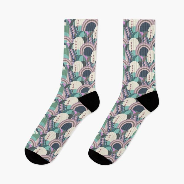 Item preview, Large abstract shapes, Beige and turquoise designed and sold by Alex  Blud.