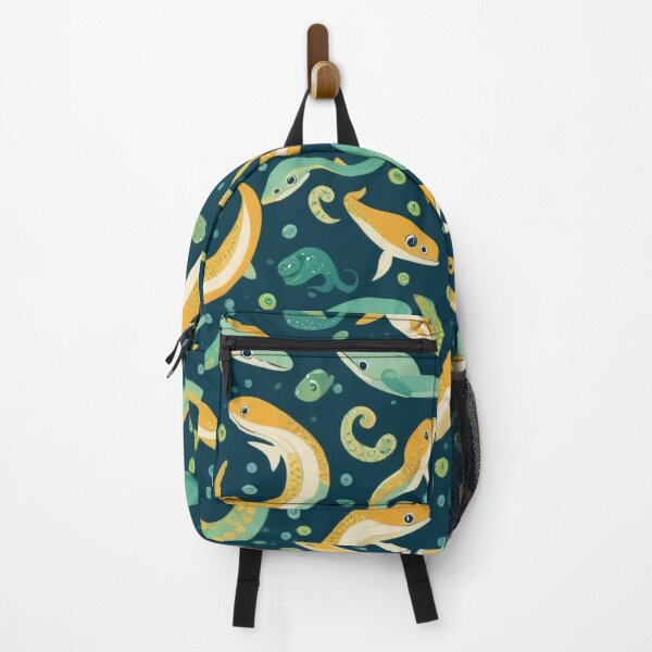 Item preview, Cute Cartoon Eel Marine Life Allover Pattern designed and sold by DreamCraze.