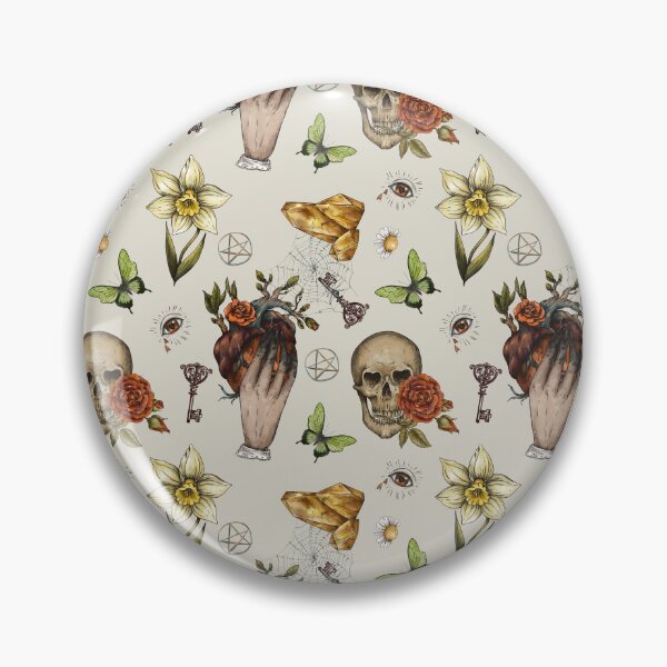 Item preview, Witchcraft watercolor pattern designed and sold by MonochromeEcho.