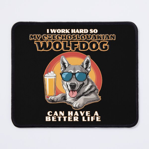 Item preview, Czechoslovakian wolfdog  Lovers "I work hard so my amazing Pembroke welsh corgi dog  dog can have a better life" designed and sold by GoodyPaws.