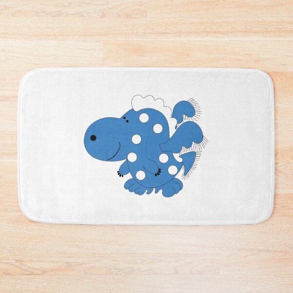 Item preview, Fun Little Dragon. Blue Dragon with White Bubbles. Digital Drawing designed and sold by Baltuka.