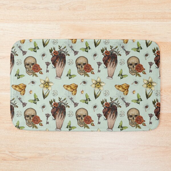 Item preview, Witchcraft watercolor pattern green designed and sold by MonochromeEcho.