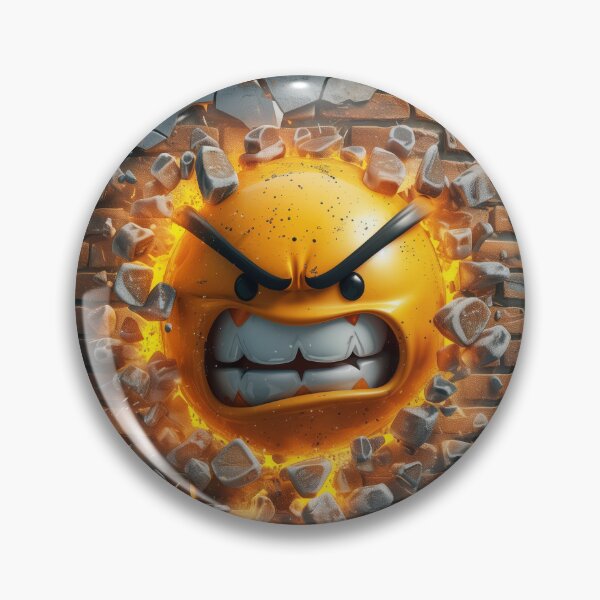 Item preview, Raging Fury of a Fiery Emoji designed and sold by palmyst.