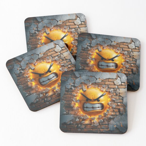 Item preview, Raging Fury of a Fiery Emoji designed and sold by palmyst.
