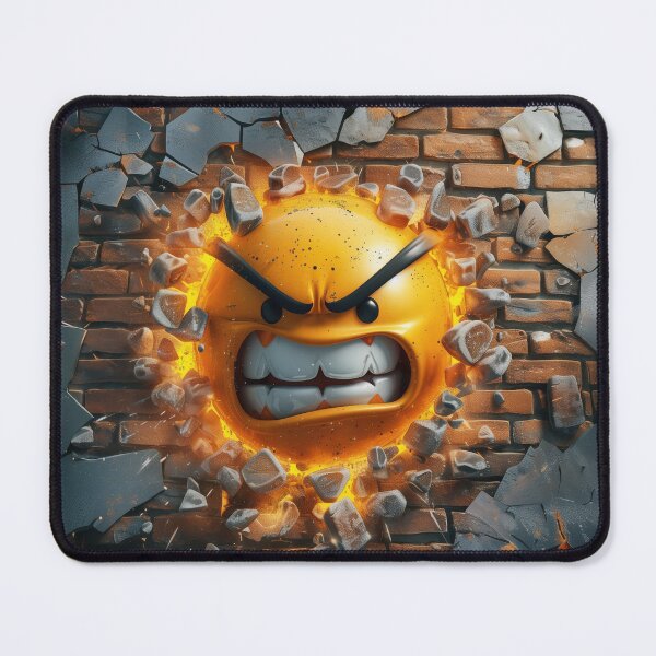 Item preview, Raging Fury of a Fiery Emoji designed and sold by palmyst.