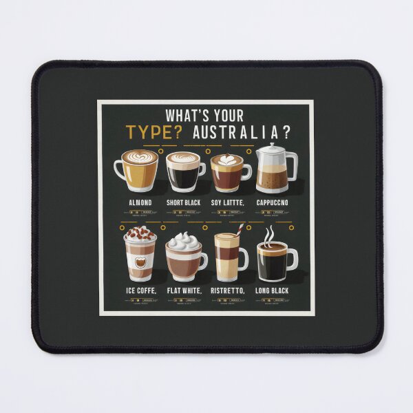 Item preview, What's your type of coffee Australia designed and sold by AldeaPod.