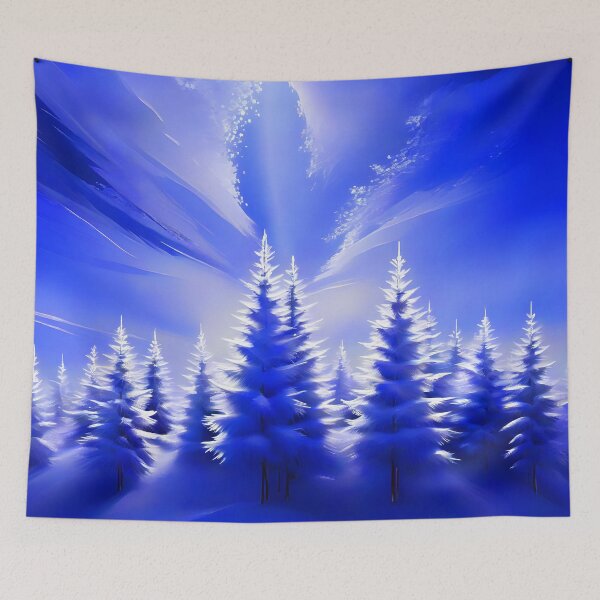 Item preview, Snowy Scenery Cold Snap Tall Trees Serene Setting 4 of 4 designed and sold by Beachy.