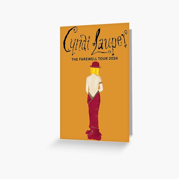Item preview, Cyndi Lauper The Farewell Tour 2024 designed and sold by ThePosterPop.