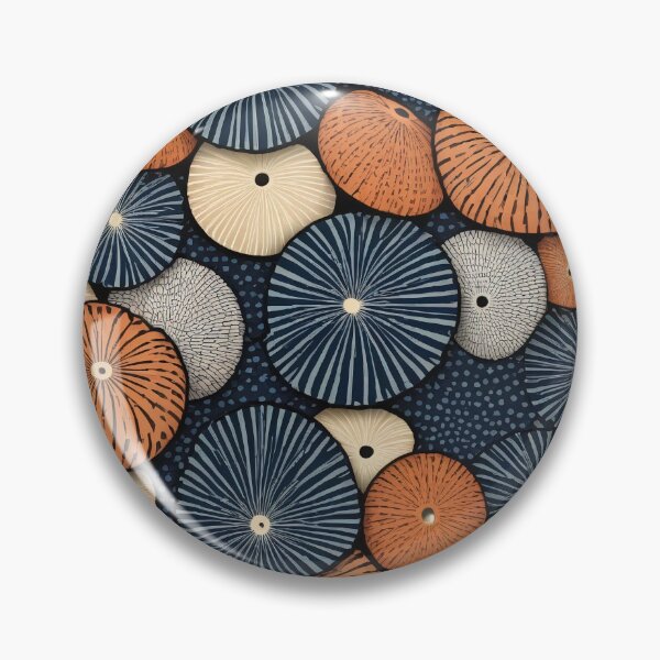 Item preview, Marine Sea Urchin Geometric Pattern designed and sold by DreamCraze.