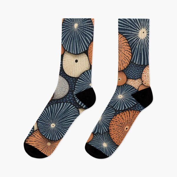 Item preview, Marine Sea Urchin Geometric Pattern designed and sold by DreamCraze.