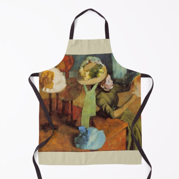 Item preview, The Millinery Shop Woman with Hats Edgar Degas painting designed and sold by ArtUnova.