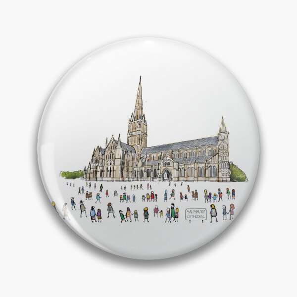 Item preview, Salisbury Cathedral, Illustrated Tribute designed and sold by FoleyPottery.