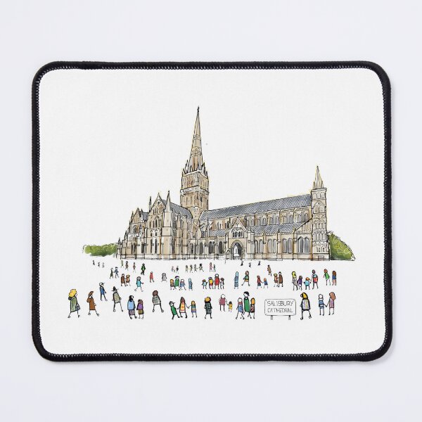 Item preview, Salisbury Cathedral, Illustrated Tribute designed and sold by FoleyPottery.