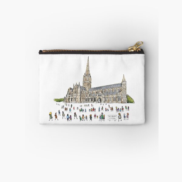 Artikelvorschau, Kathedrale von Salisbury, illustrierte Hommage entworfen und verkauft von FoleyPottery.