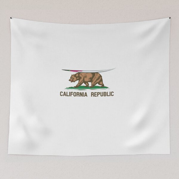 Item preview, California Republic - Surf California - Historic Bear Flag designed and sold by CarterCooper.