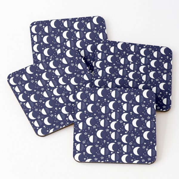 Item preview, Celestial bodies. Big moon on a dark blue background designed and sold by Alex  Blud.