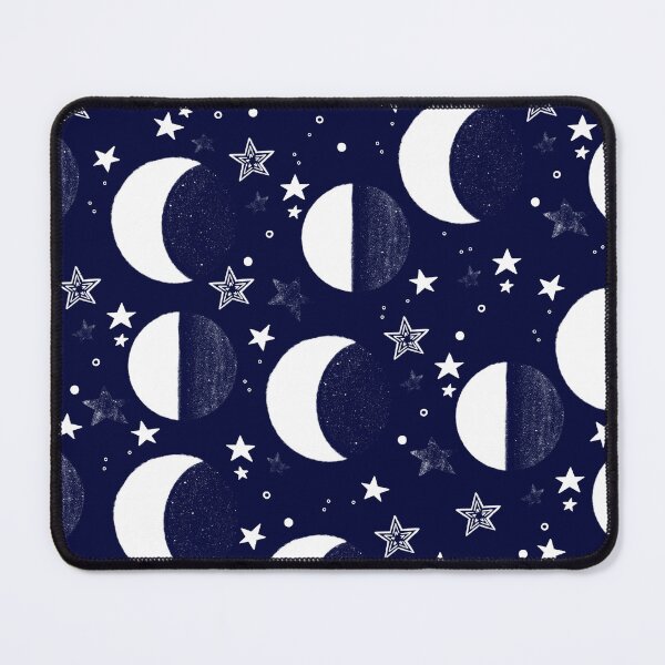 Item preview, Celestial bodies. Big moon on a dark blue background designed and sold by Alex Blud.
