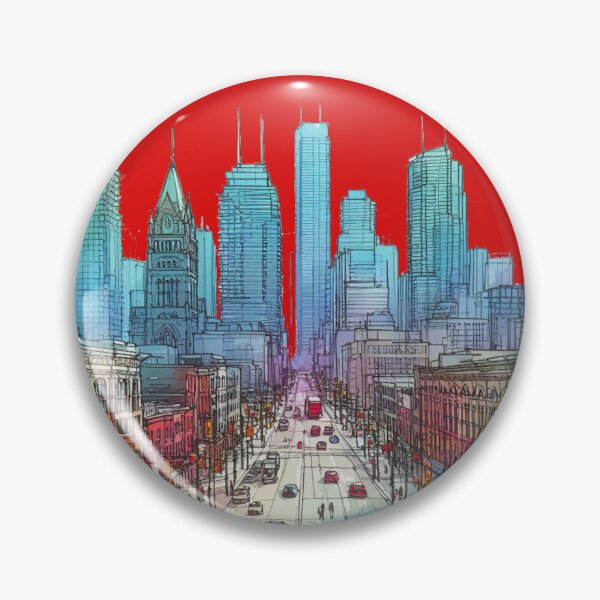 Item preview, Toronto 3D Highway 401 & Younge ST North York Sketch Art , designed and sold by PaintMeWorld.