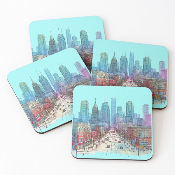 Item preview, Toronto 3D Highway 401 & Younge ST North York Sketch Art , designed and sold by PaintMeWorld.