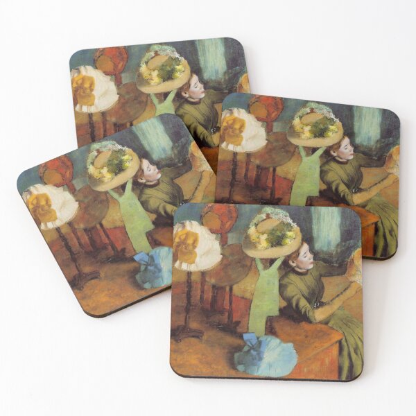 Item preview, The Millinery Shop Woman with Hats Edgar Degas painting designed and sold by ArtUnova.