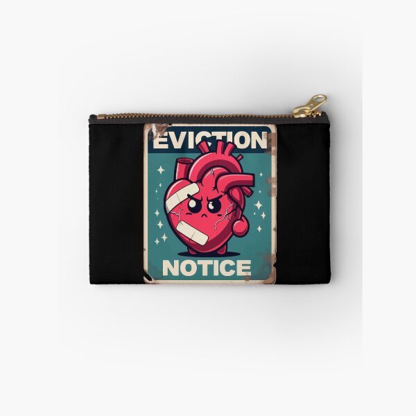 Item preview, Heart Transplant Eviction Notice Retro designed and sold by TomFrontierArt.