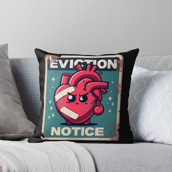 Item preview, Heart Transplant Eviction Notice Retro designed and sold by TomFrontierArt.