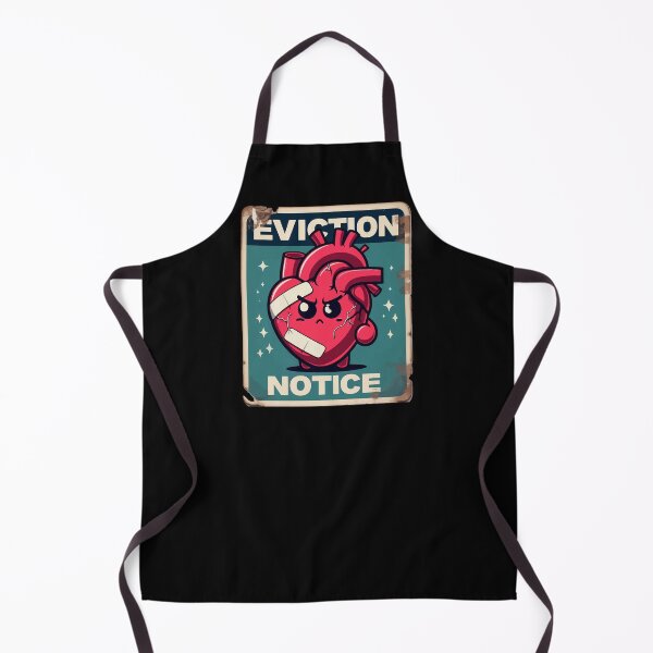 Item preview, Heart Transplant Eviction Notice Retro designed and sold by TomFrontierArt.