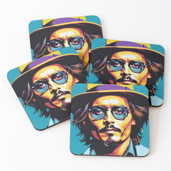 Item preview, johnny depp, fan art, mascot, drawing, art designed and sold by DonnaBlankaArt.