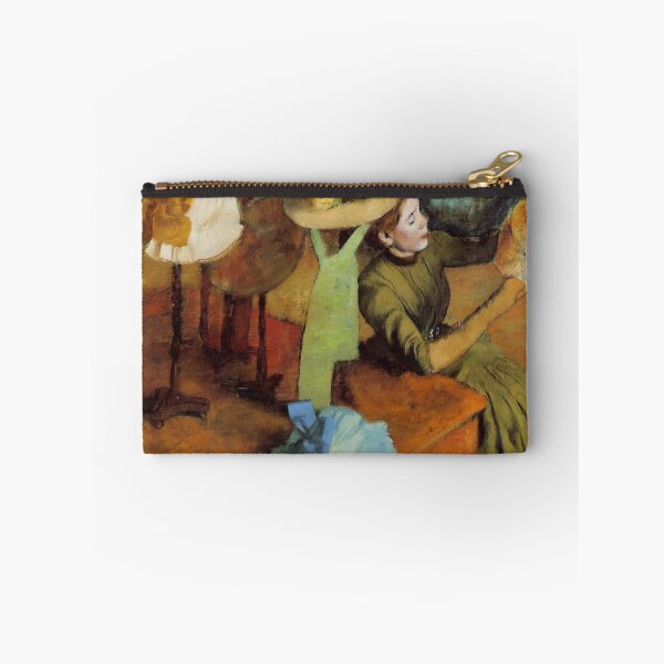 Item preview, The Millinery Shop Woman with Hats Edgar Degas painting designed and sold by ArtUnova.
