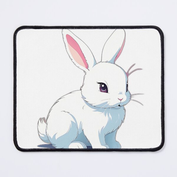 Item preview, white bunny designed and sold by eriktartufo.