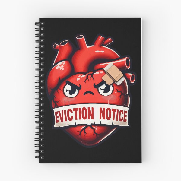 Item preview, Heart Transplant Eviction Notice designed and sold by TomFrontierArt.