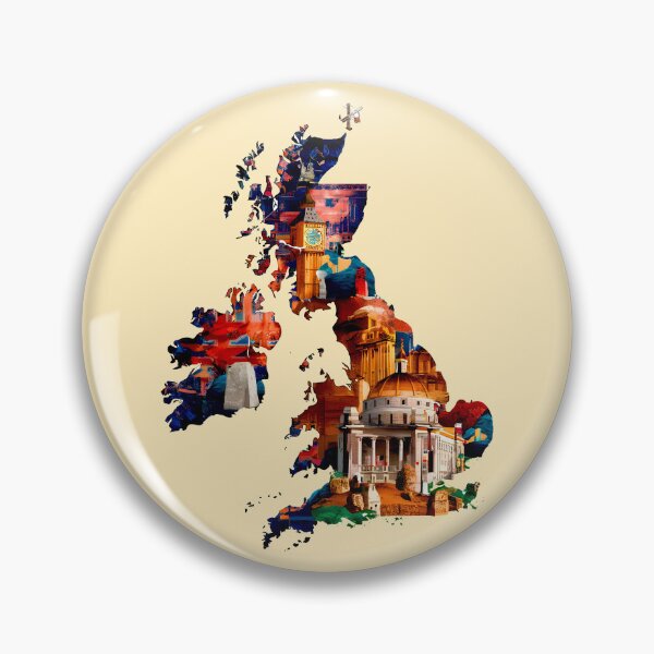 Item preview, The United Kingdom: Iconic British Landscapes & Symbols, Collector's Art Print designed and sold by FebricFusion.