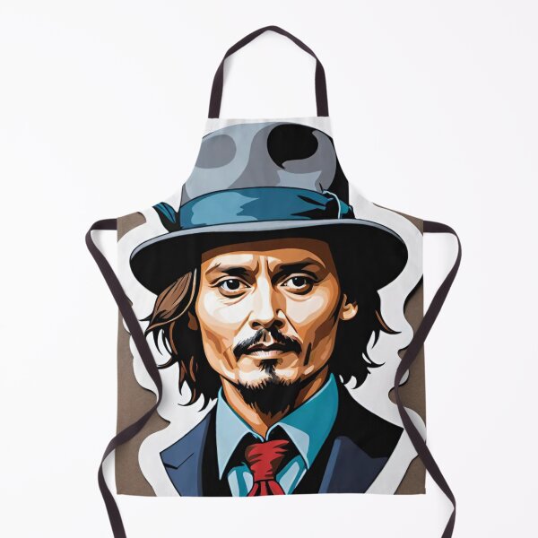 Item preview, johnny depp, fan art, mascot, drawing, art designed and sold by DonnaBlankaArt.