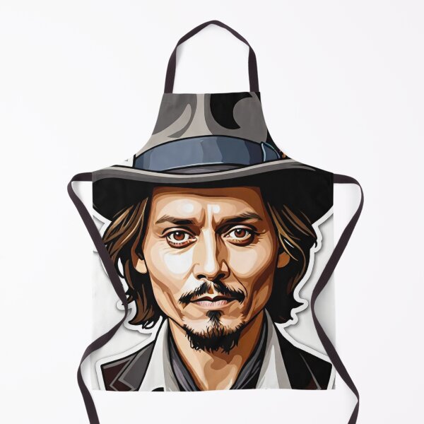 Item preview, johnny depp, fan art, mascot, drawing, art designed and sold by DonnaBlankaArt.