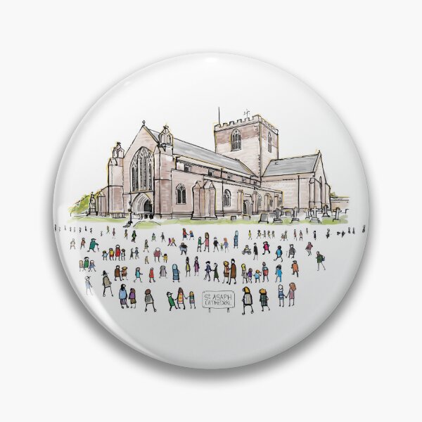 Item preview, St Asaph Cathedral, Illustrated Tribute designed and sold by FoleyPottery.