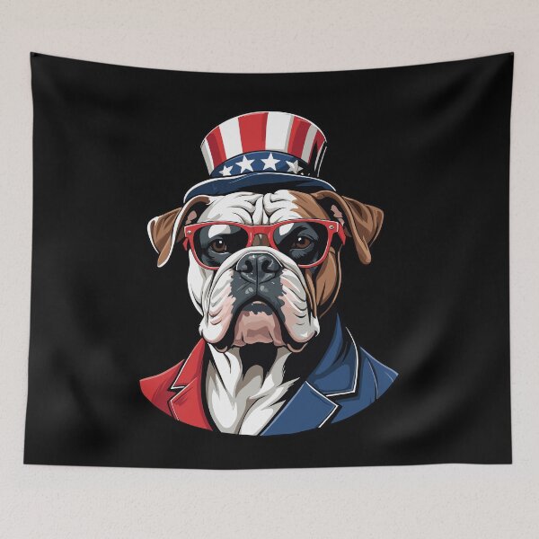 Item preview, German Boxer Patriotic Dog 4th of July designed and sold by LuminOrb.