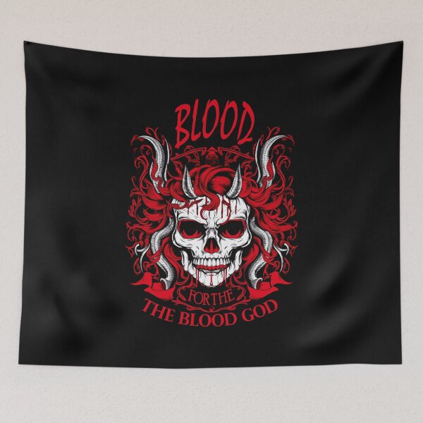 Item preview, Blood for the blood god designed and sold by DREAMINGROOSTER.