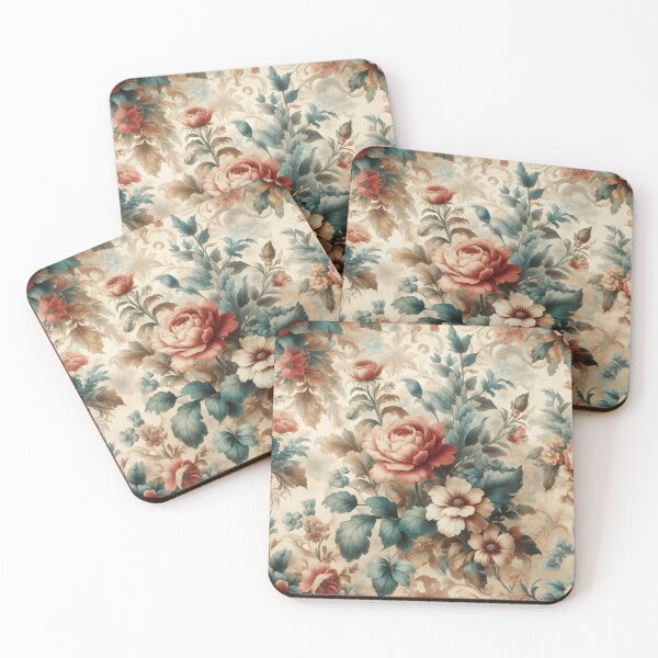Item preview, Vintage floral patterns designed and sold by BlackCatspet1.