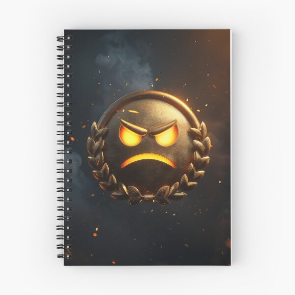 Item preview, Fiery Determination of a Fierce Emoji designed and sold by palmyst.