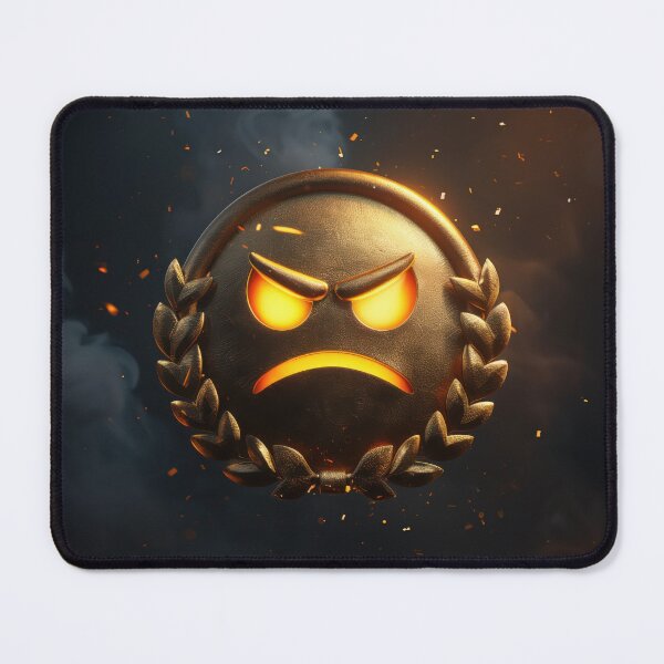Item preview, Fiery Determination of a Fierce Emoji designed and sold by palmyst.