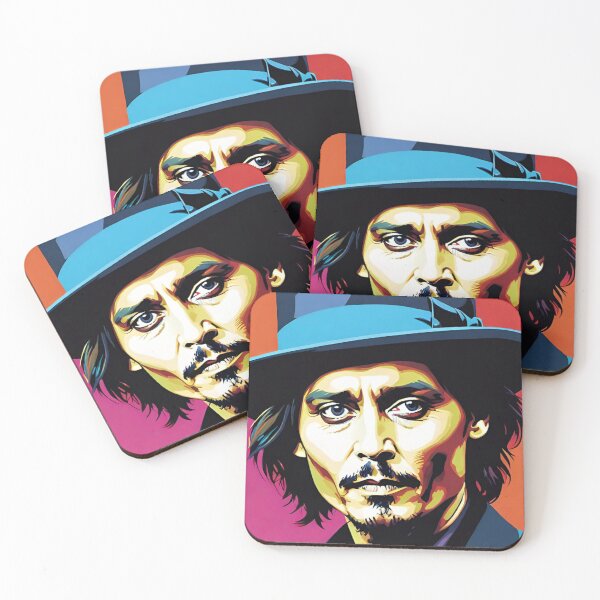 Item preview, johnny depp, fan art, mascot, drawing, art designed and sold by DonnaBlankaArt.