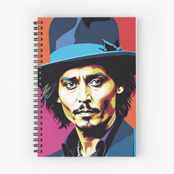 Item preview, johnny depp, fan art, mascot, drawing, art designed and sold by DonnaBlankaArt.