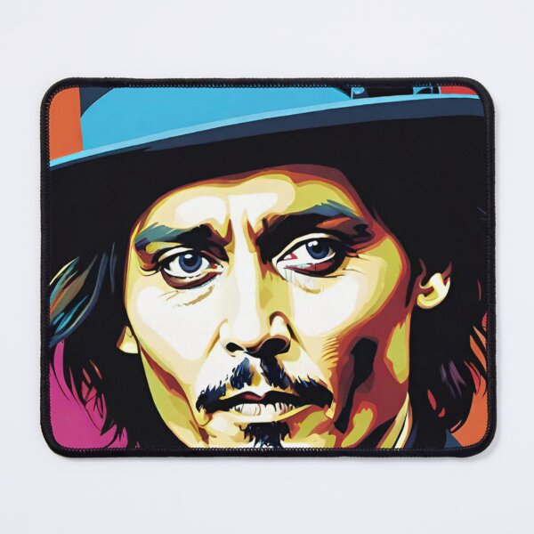 Item preview, johnny depp, fan art, mascot, drawing, art designed and sold by DonnaBlankaArt.