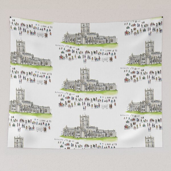Item preview, St Davids Cathedral, Illustrated Tribute designed and sold by FoleyPottery.