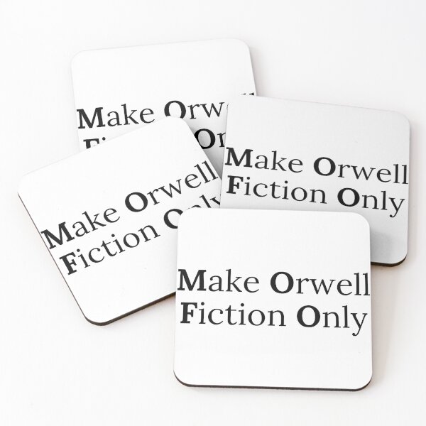 Item preview, Make Orwell Fiction Only - MOFO - Black Text designed and sold by TheKnightWriter.