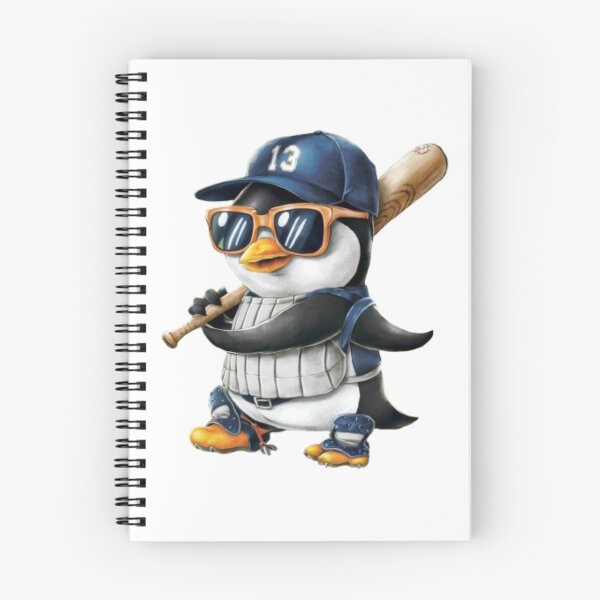 Item preview, Penguin Baseball Panda Playing Baseball Penguin designed and sold by SztylishDesigns.