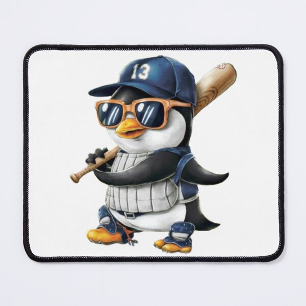 Item preview, Penguin Baseball Panda Playing Baseball Penguin designed and sold by SztylishDesigns.